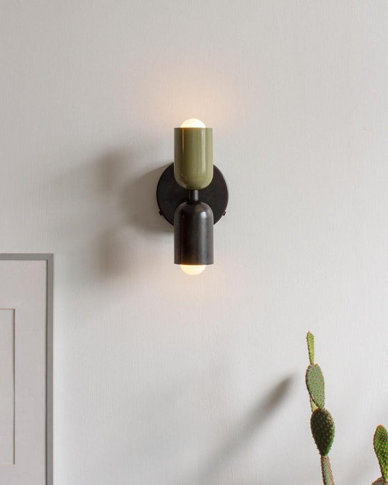 Couleur Double Plug In Wall Lamp-DWHOME