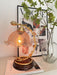 Cracked Glass Brass Table Lamp - DWHOME