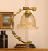 Cracked Glass Brass Table Lamp - DWHOME