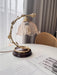 Cracked Glass Brass Table Lamp - DWHOME
