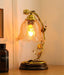 Cracked Glass Brass Table Lamp - DWHOME