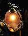 Cracked Glass Brass Table Lamp - DWHOME
