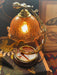 Cracked Glass Brass Table Lamp - DWHOME