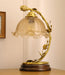 Cracked Glass Brass Table Lamp - DWHOME