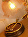 Cracked Glass Brass Table Lamp - DWHOME
