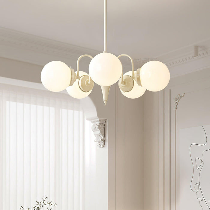 Cream Ball Chandelier - DWHOME