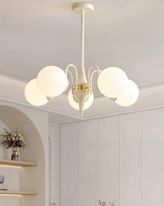 Cream Ball Chandelier - DWHOME