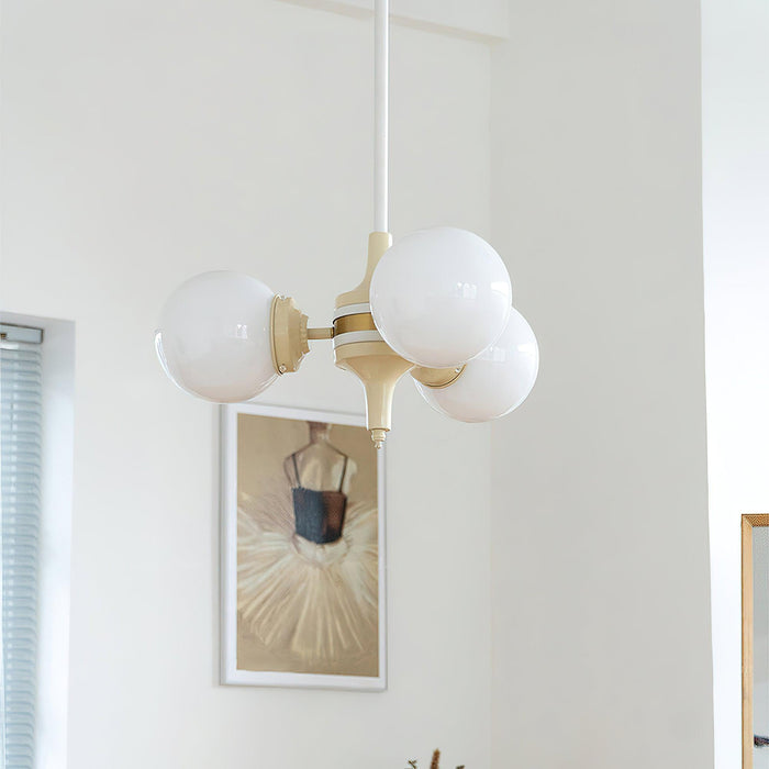 Cream Ball Chandelier - DWHOME
