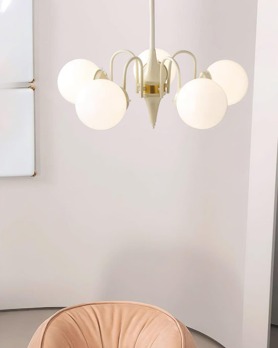 Cream Ball Chandelier - DWHOME