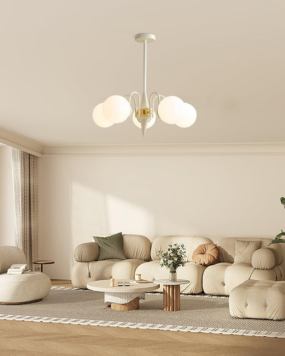 Cream Ball Chandelier - DWHOME
