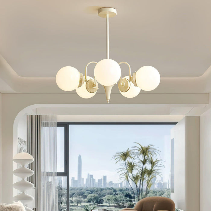 Cream Ball Chandelier - DWHOME