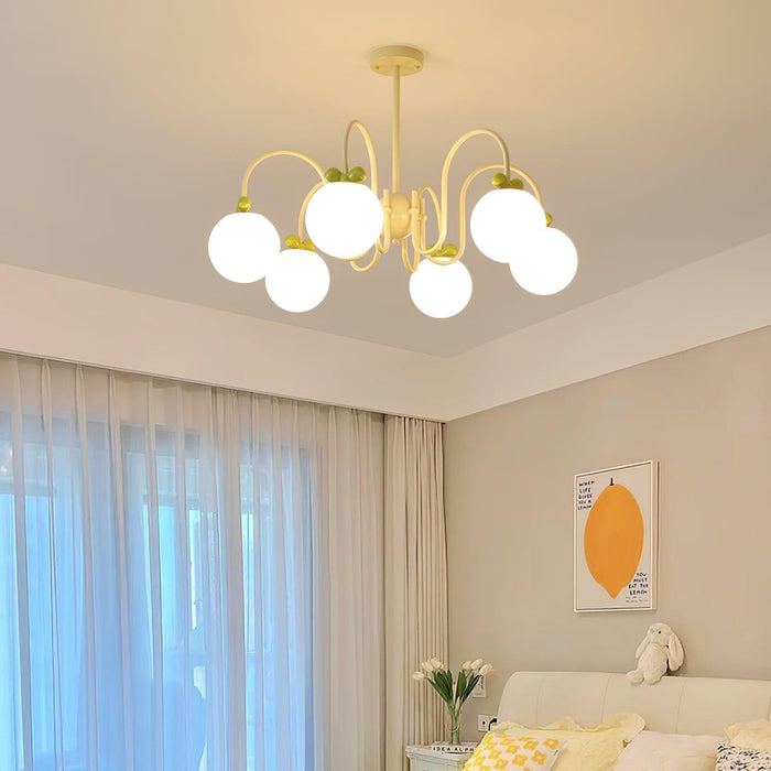 Cream Cherry Chandelier - DWHOME