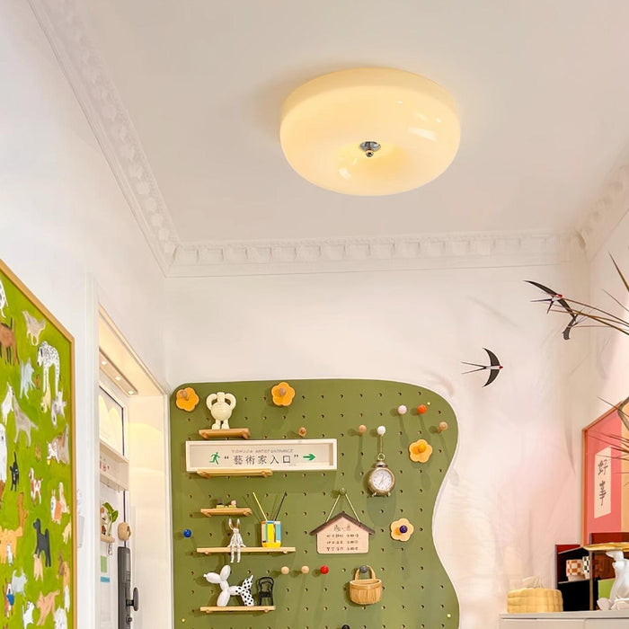 Cream Pudding Ceiling Lamp-DWHOME