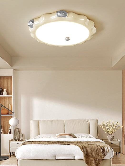 Cream Puffering Ceiling Light-DWHOME