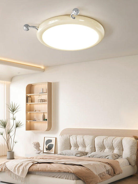 Cream Puffering Ceiling Light-DWHOME