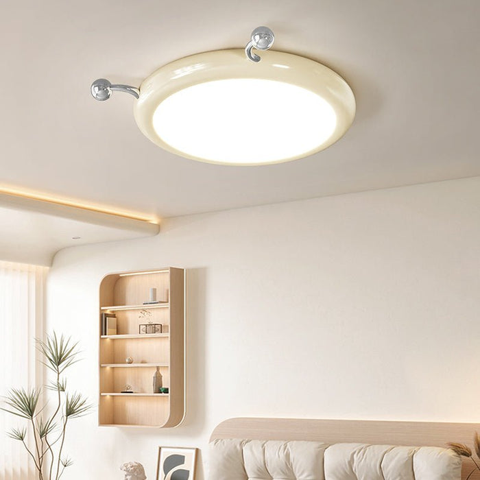 Cream Puffering Ceiling Light-DWHOME