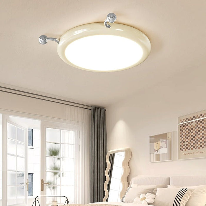 Cream Puffering Ceiling Light-DWHOME