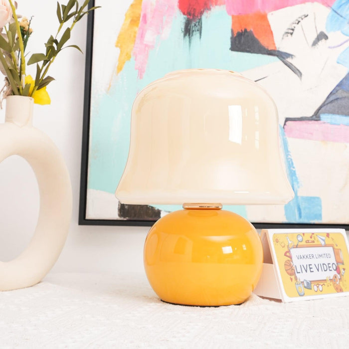 Creamy Mushroom Table Lamp - DWHOME