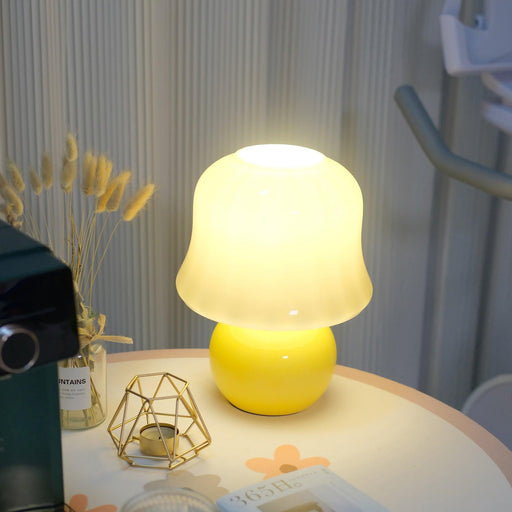 Creamy Mushroom Table Lamp-DWHOME