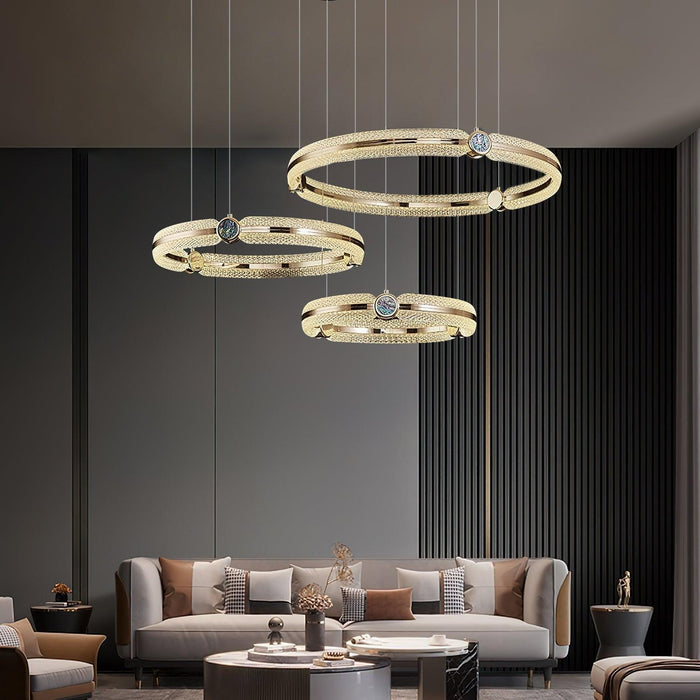 Creative Ring Chandelier-DWHOME