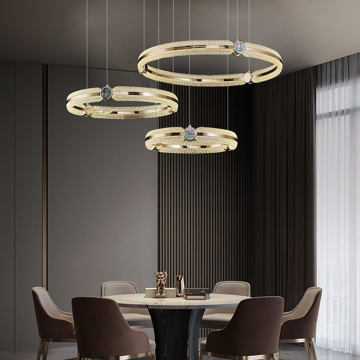 Creative Ring Chandelier-DWHOME