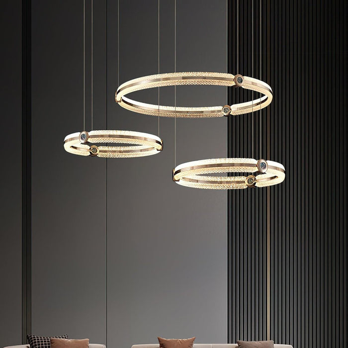Creative Ring Chandelier-DWHOME