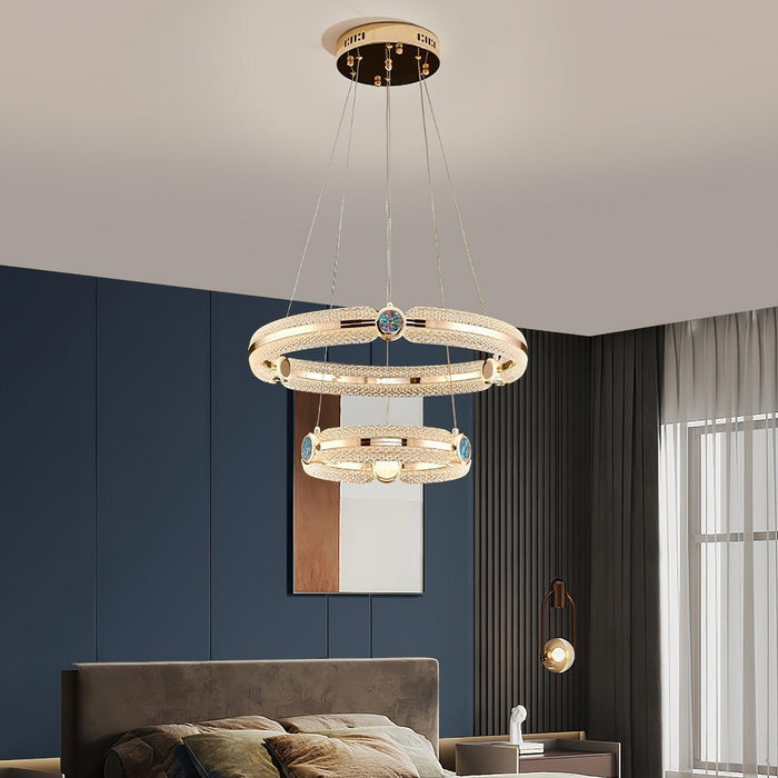 Creative Ring Chandelier-DWHOME