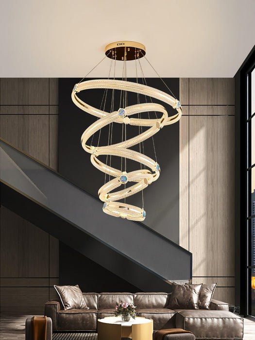 Creative Ring Chandelier-DWHOME