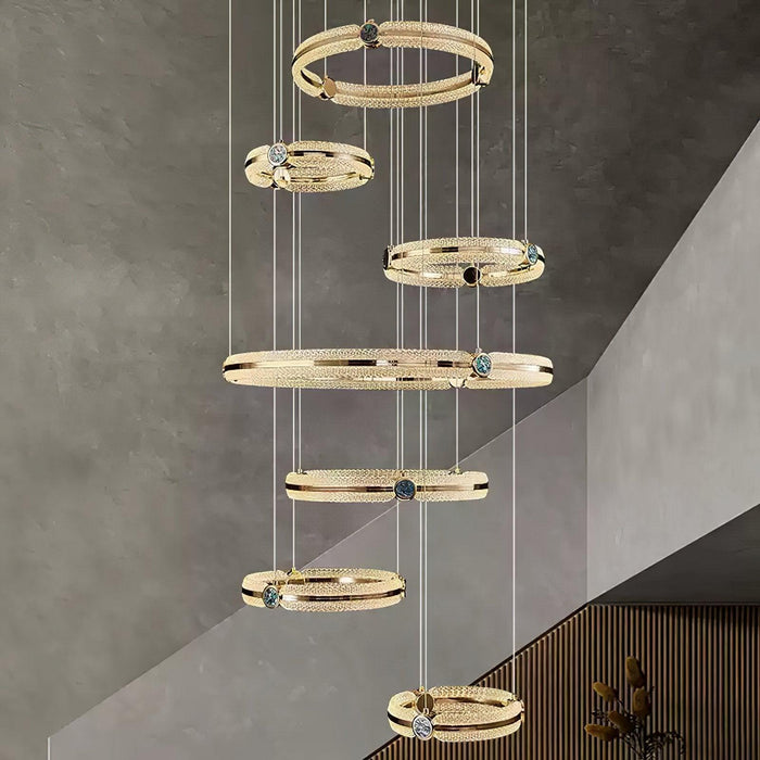Creative Ring Chandelier-DWHOME