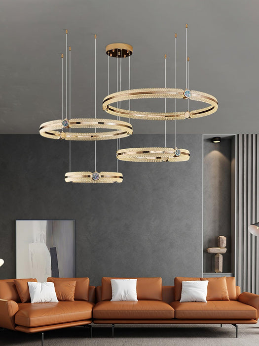 Creative Ring Chandelier-DWHOME