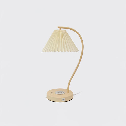 Crescini Pleated Table Lamp-DWHOME