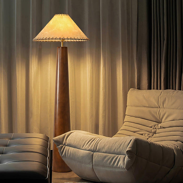Crestview Paper Column Floor Lamp-DWHOME