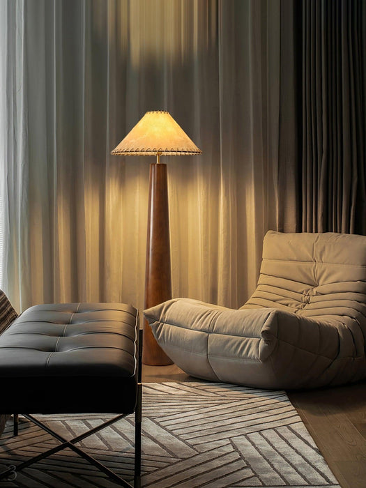 Crestview Paper Column Floor Lamp-DWHOME