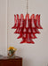 Crimson Glass Murano Petals Chandelier-DWHOME