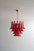 Crimson Glass Murano Petals Chandelier-DWHOME
