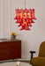 Crimson Glass Murano Petals Chandelier-DWHOME