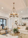 Crowley Wagon Wheel Chandelier-DWHOME