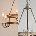 Crowley Wagon Wheel Chandelier-DWHOME