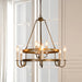 Crowley Wagon Wheel Chandelier-DWHOME