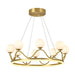 Crown Brass Chandelier - DWHOME