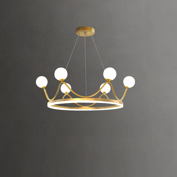 Crown Brass Chandelier - DWHOME
