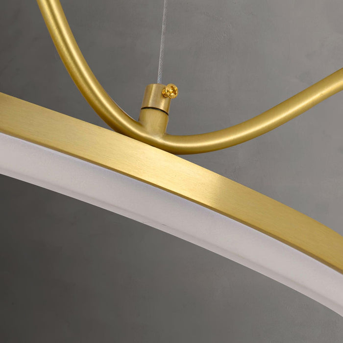 Crown Brass Chandelier - DWHOME