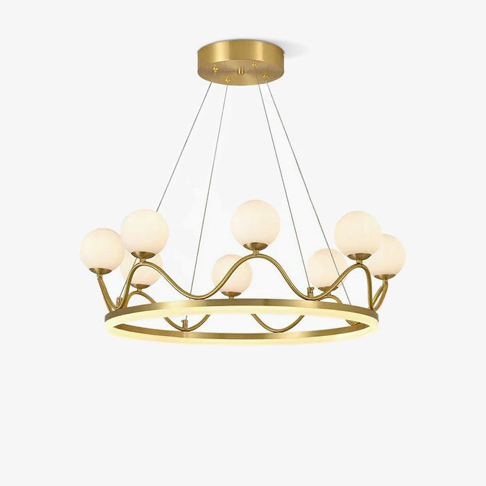 Crown Brass Chandelier - DWHOME