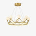 Crown Brass Chandelier - DWHOME