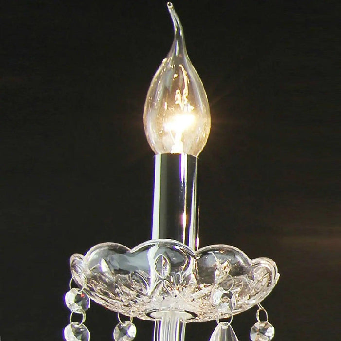 Crystal Chandelier Floor Lamp - DWHOME