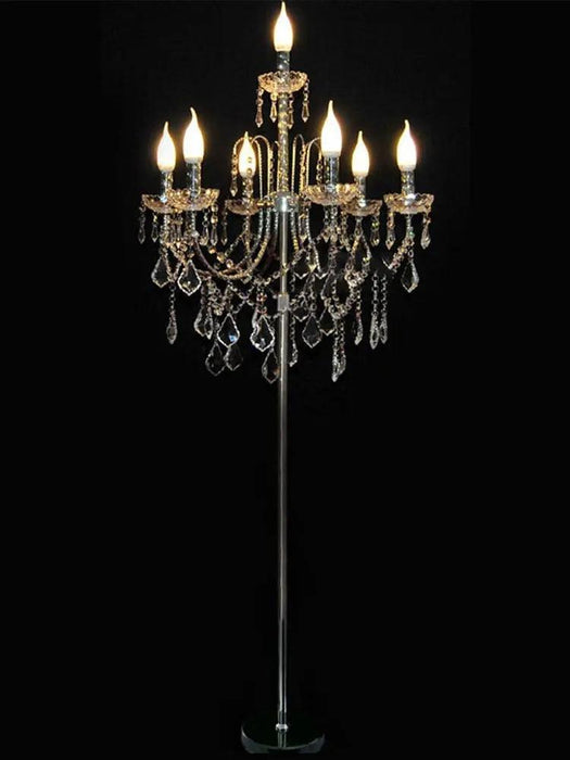 Crystal Chandelier Floor Lamp - DWHOME