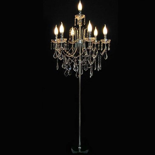 Crystal Chandelier Floor Lamp - DWHOME