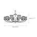 Crystal Column Brass Chandelier-DWHOME