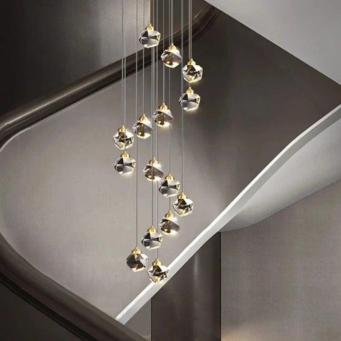 Crystal Modern Pendant Light for Staircase - DWHOME