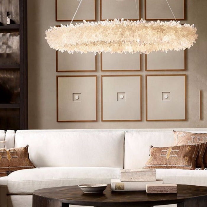 Primary Crystal Halo Chandelier-DWHOME